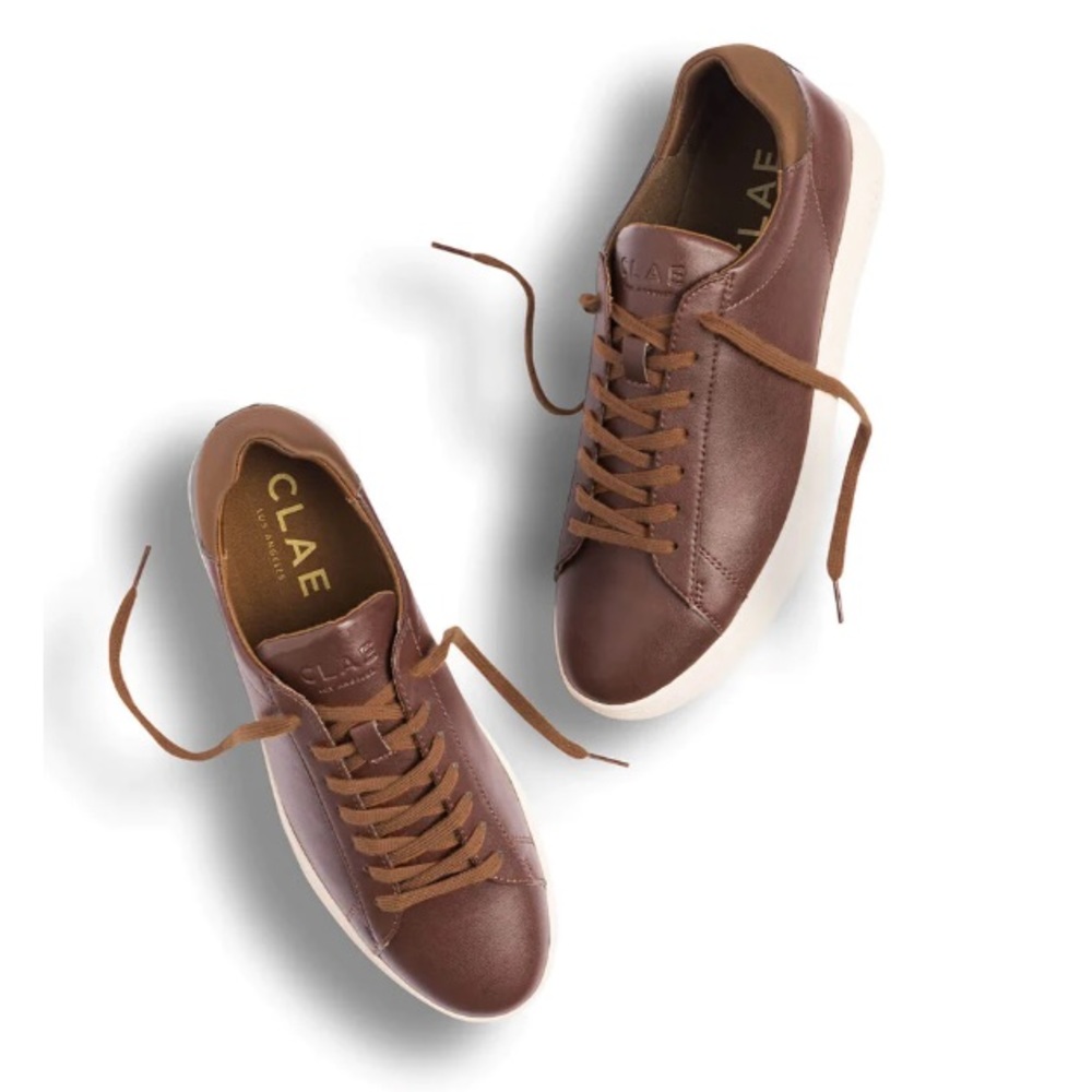 Clae Bradley leather sneakers